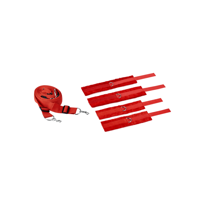 aantrekkelijke-bedbevestigingsset-3-stuks-Rood-2