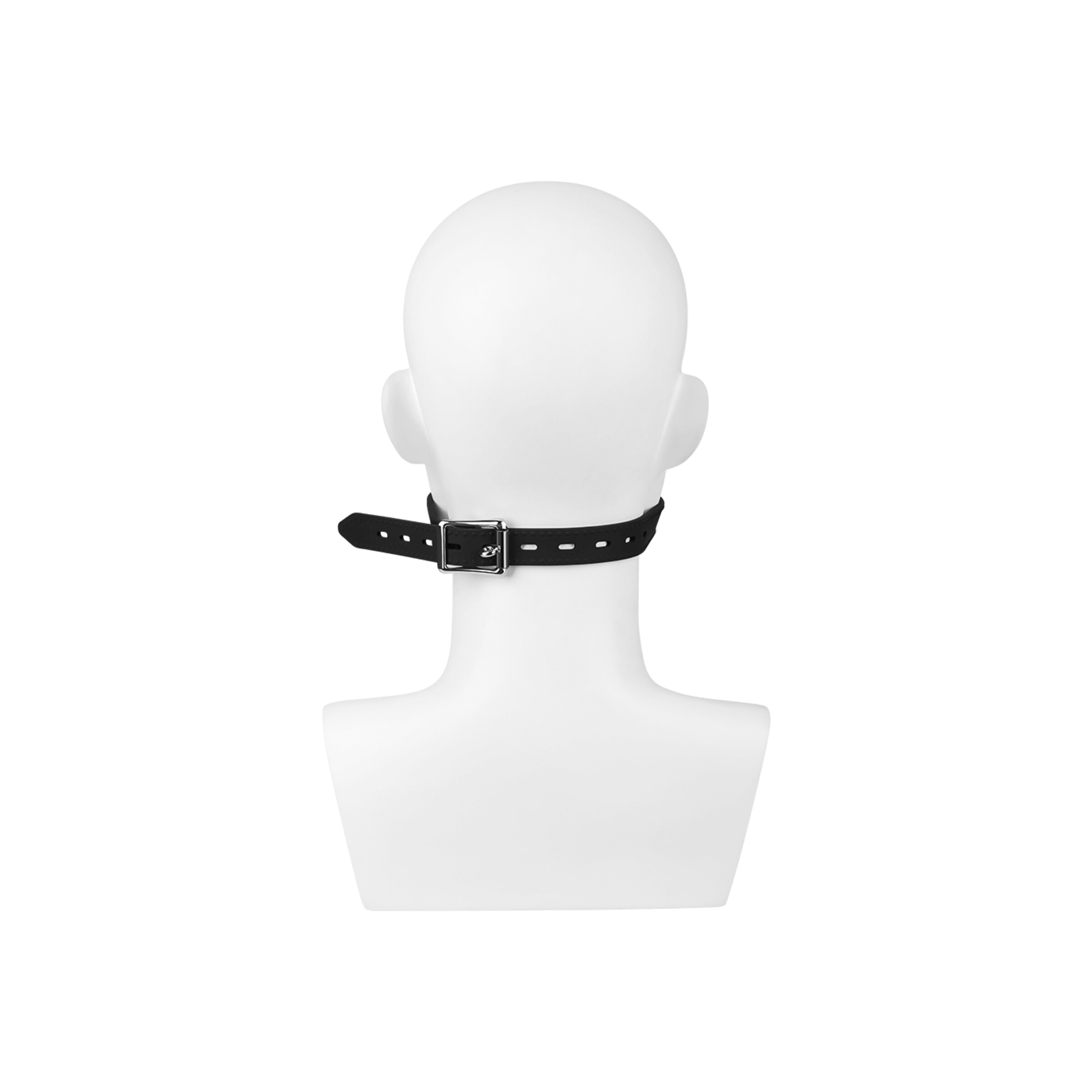 anneau-de-bâillon-avec-bouchon-Argent-Noir-7