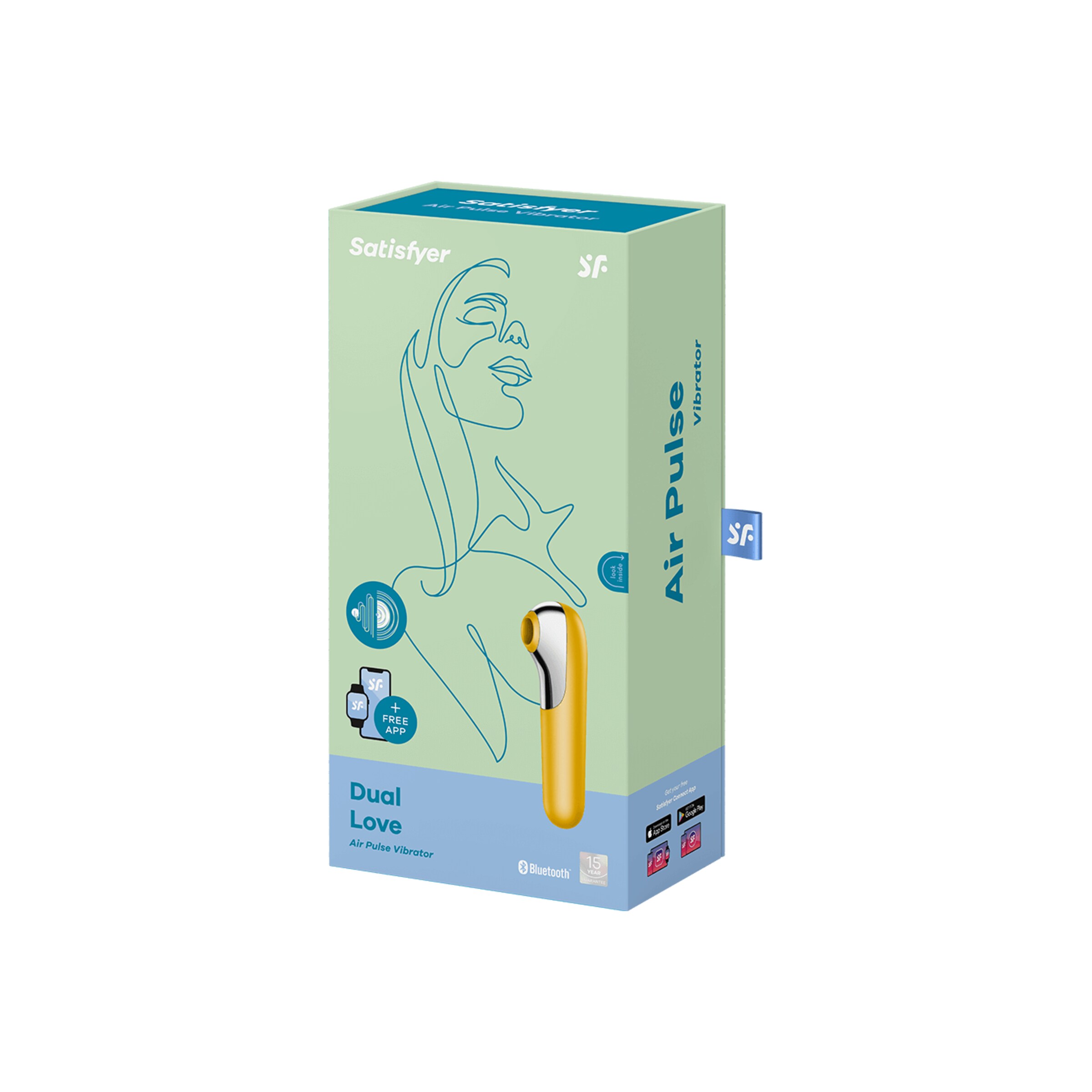 satisfyer-dual-love-connect-app-vibrator-+-druckwellentoy-Gelb-Silber-3