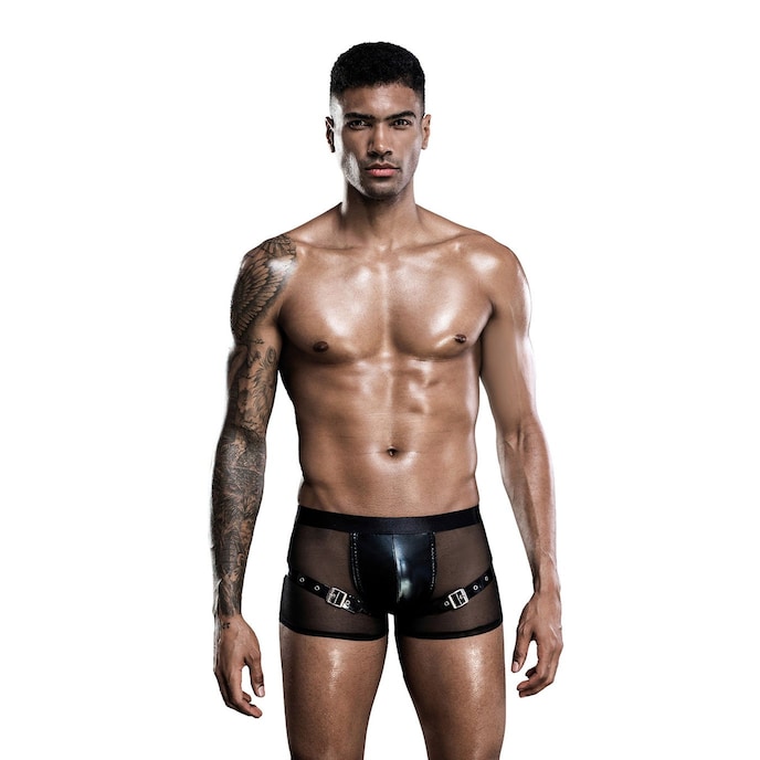 shorts-van-mesh-in-latexlook-Zwart-1