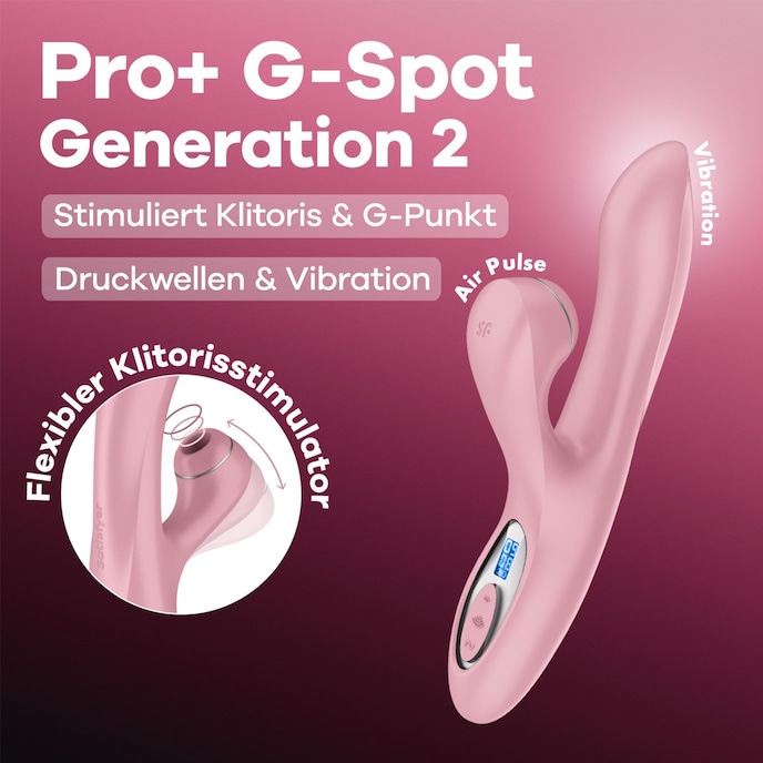 Satisfyer 'Pro+ G-Spot Generation 2', 22cm