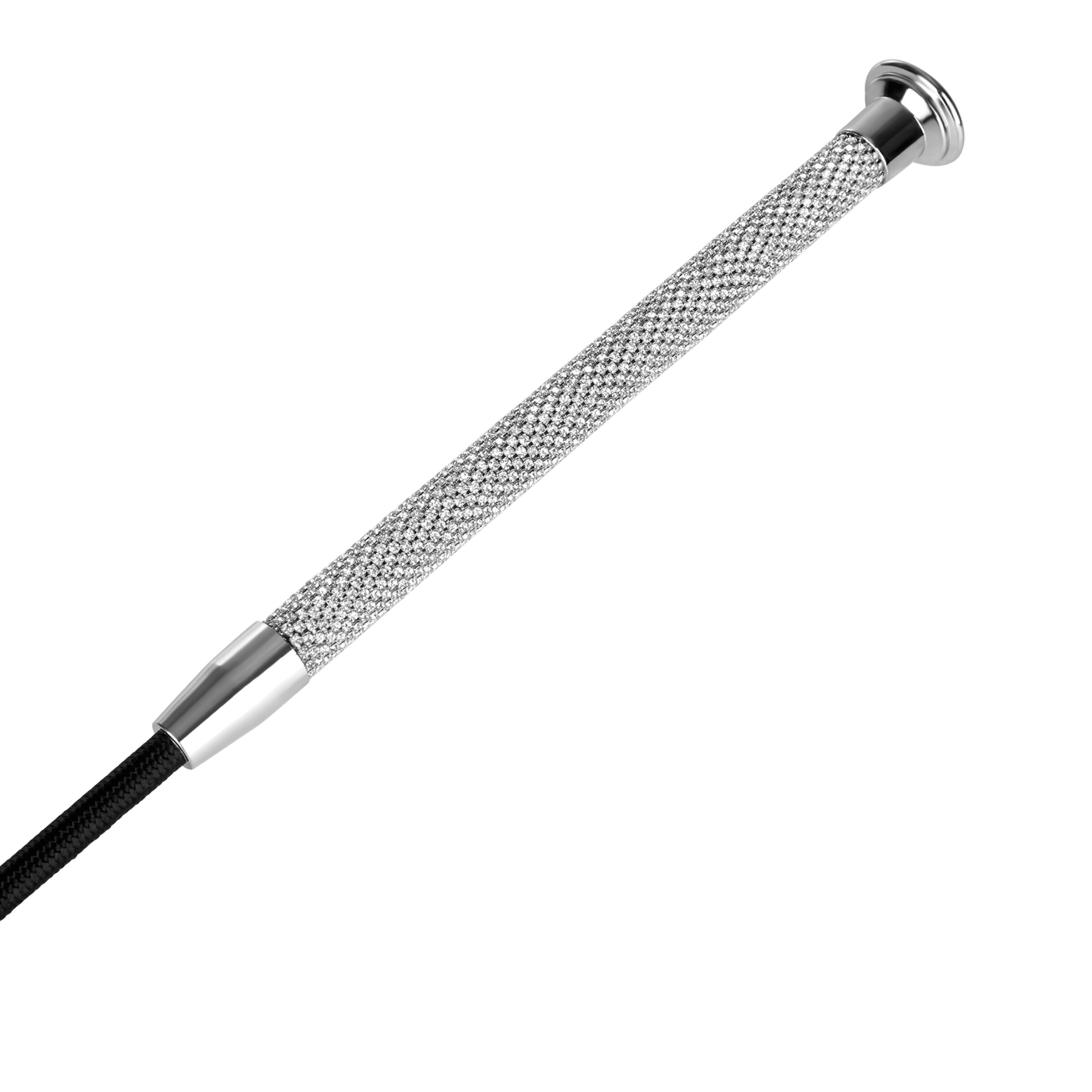 fouet-élégant-avec-bordure-en-strass-Argent-Noir-3