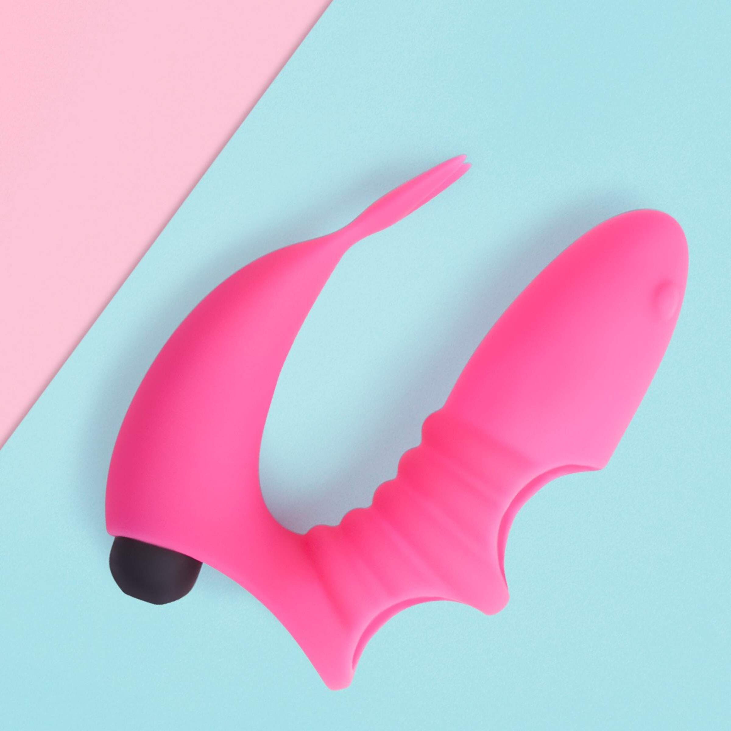 adorable-petit-vibromasseur-à-doigts-en-silicone-8-5-cm-Rose-2