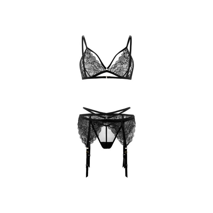 kanten-set-met-gouden-details-3-delig-Zwart-1