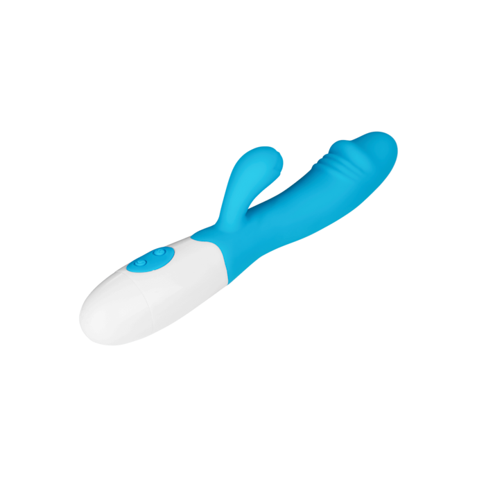 rabbit-puissant-en-silicone-avec-gland-stylisé-19-cm-Blanc-Bleu clair-4