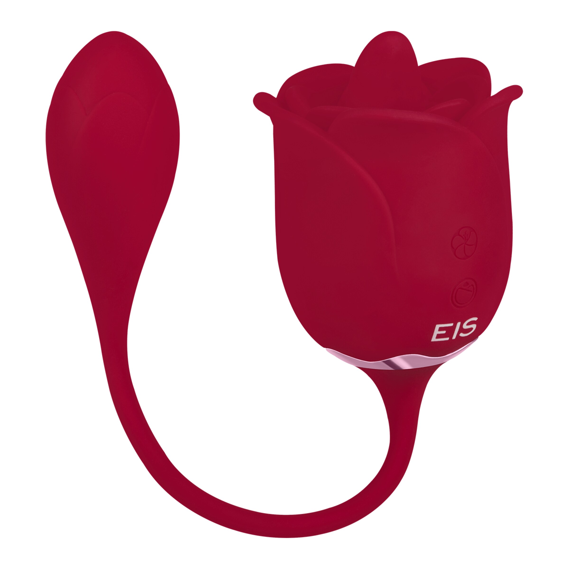 vibromasseur-à-poser-en-forme-de-rose-avec-bullet-20-cm-Rouge-2