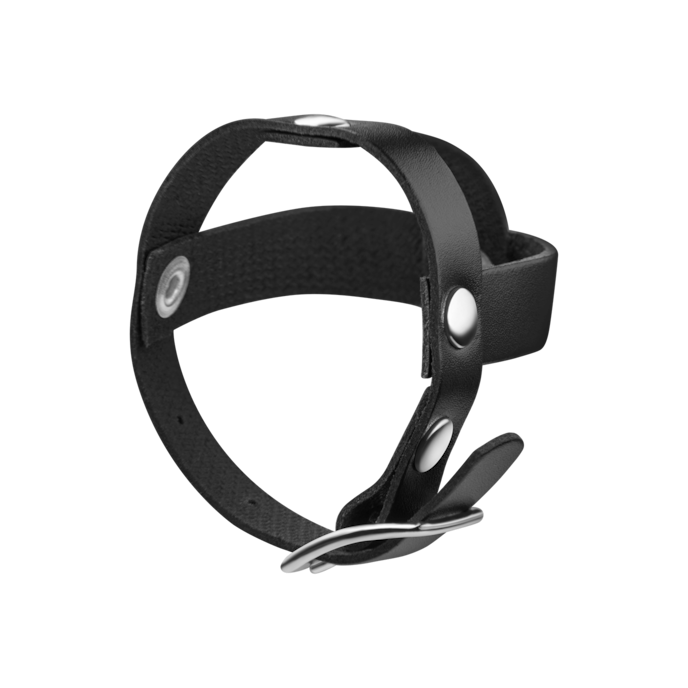 eikelmanchet-met-riemen-Zwart-2