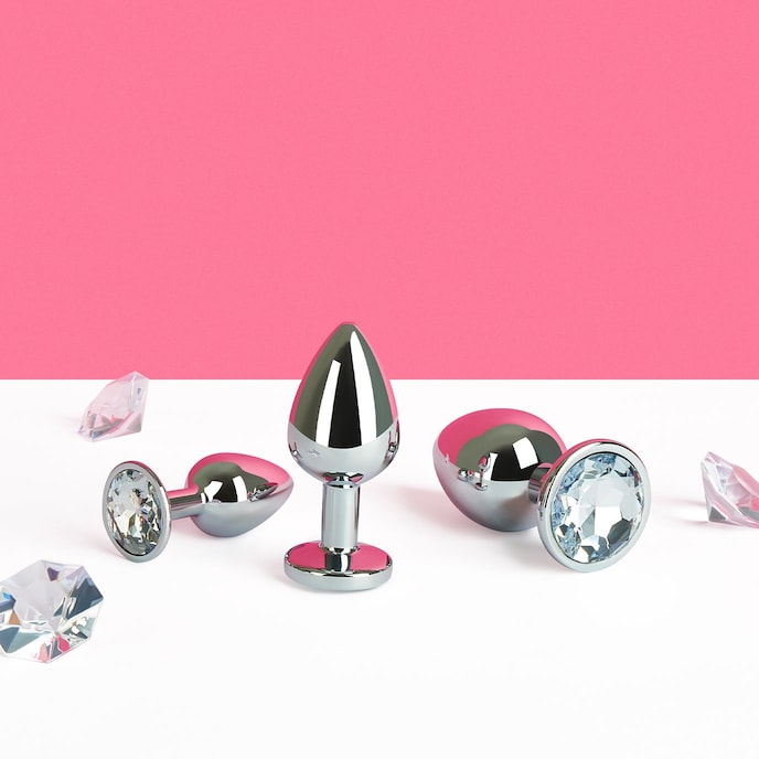 set-de-plugs-anaux-en-aluminium-7---9-5-cm-Argent-Transparent-2