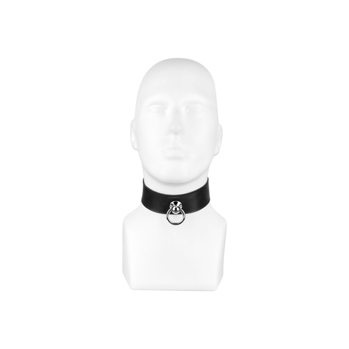 collier-avec-grand-anneau-s/m-Noir-2