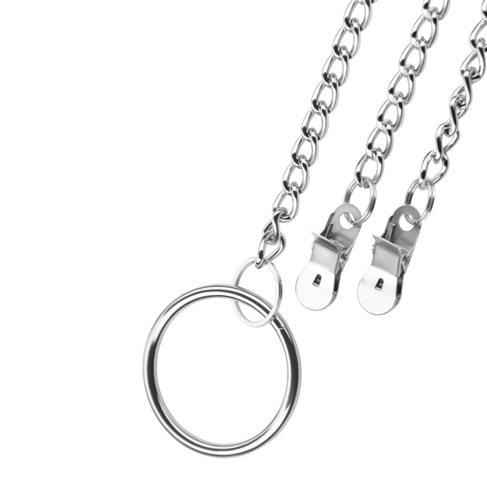 pinces-à-tétons-avec-anneau-pénien-Argent-3