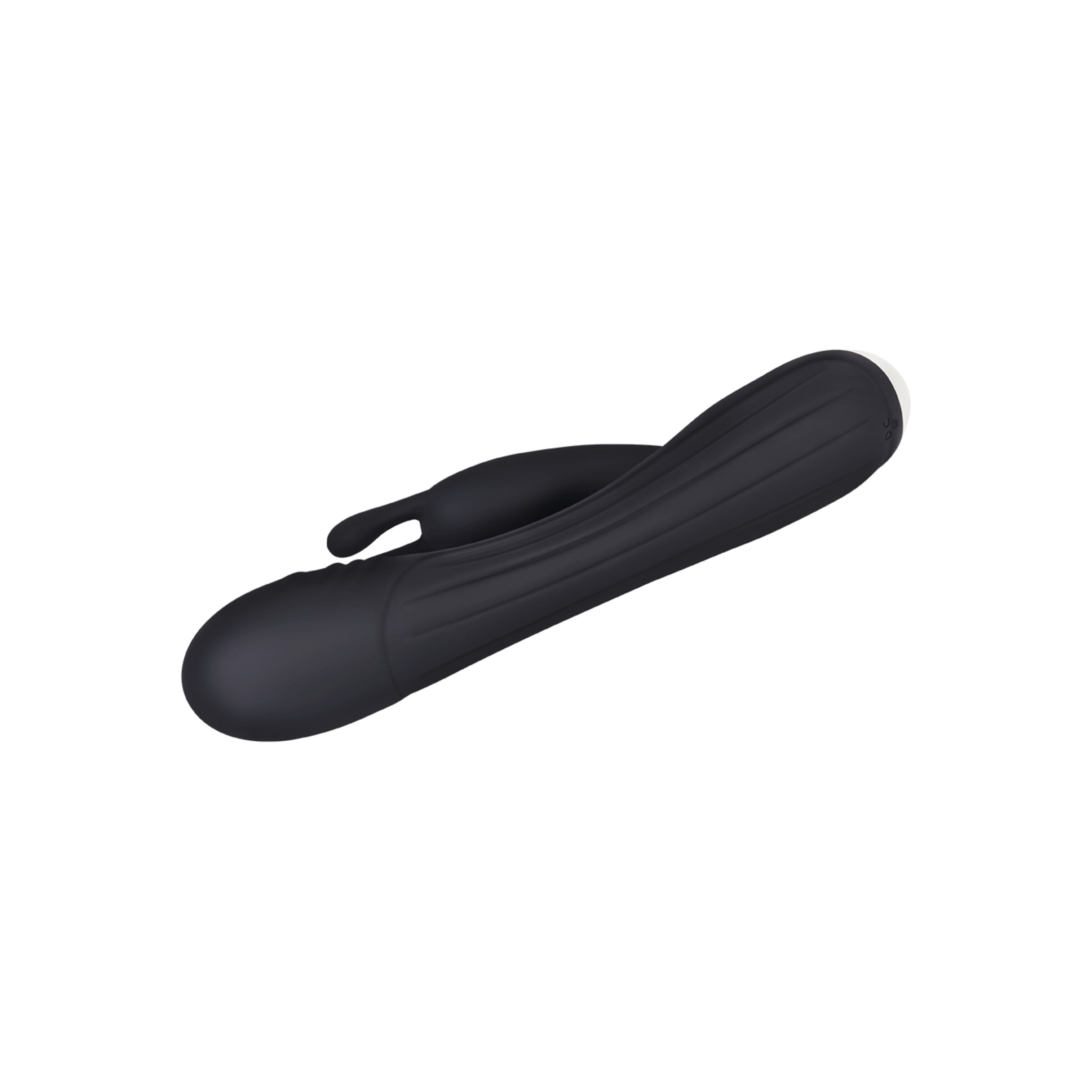 rabbit-van-siliconen-21-cm-Zilver-Zwart-7