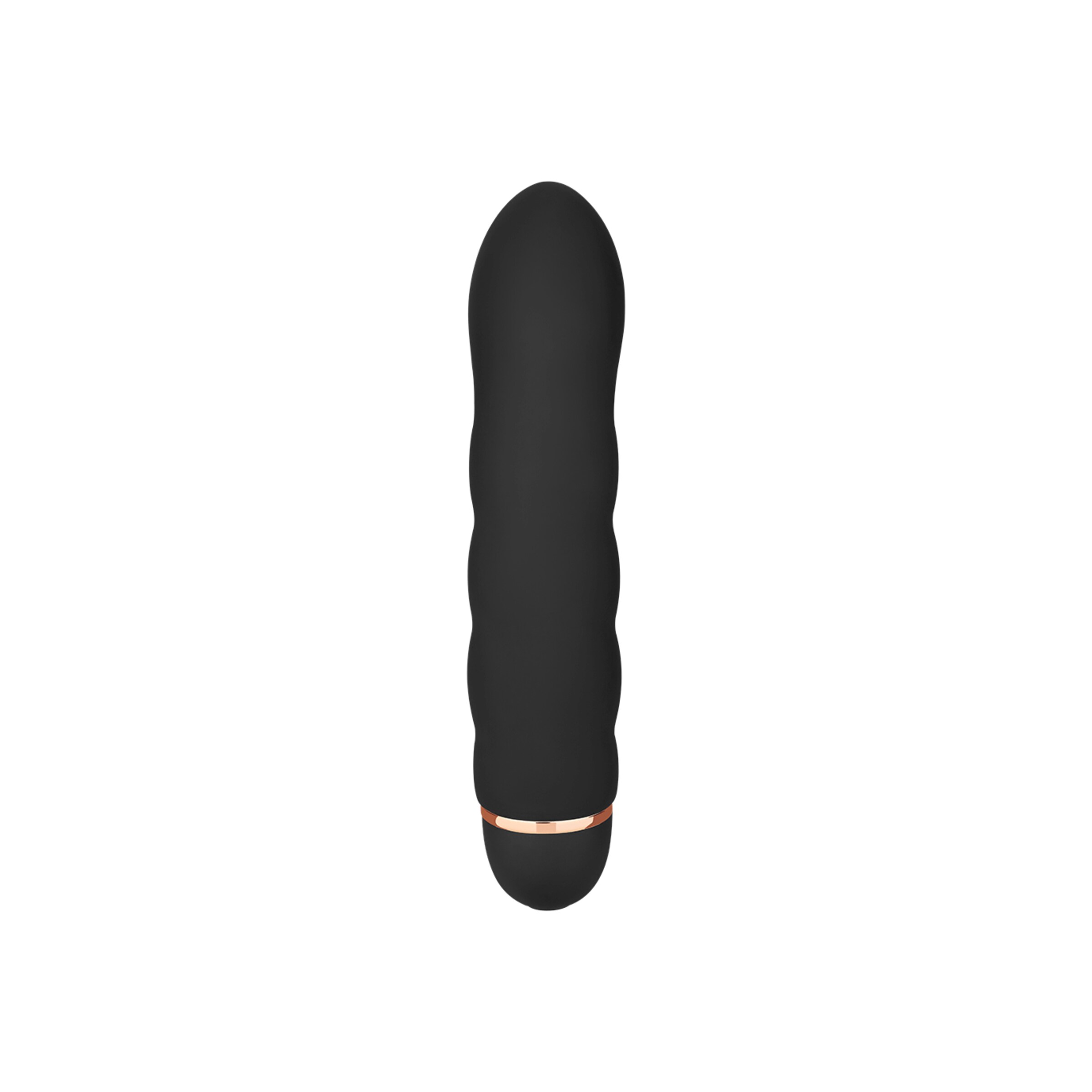 vibromasseur-point-g-ondulé-en-silicone-18-cm-Noir-4