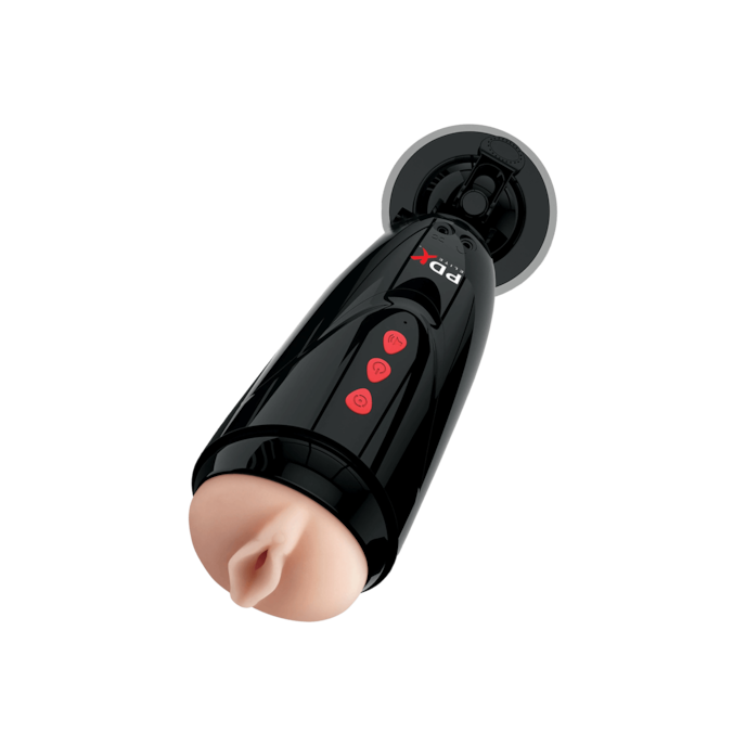 pdx-elite---dirty-talk-starter-stroker-17-8-cm-Naturel clair-Noir-1