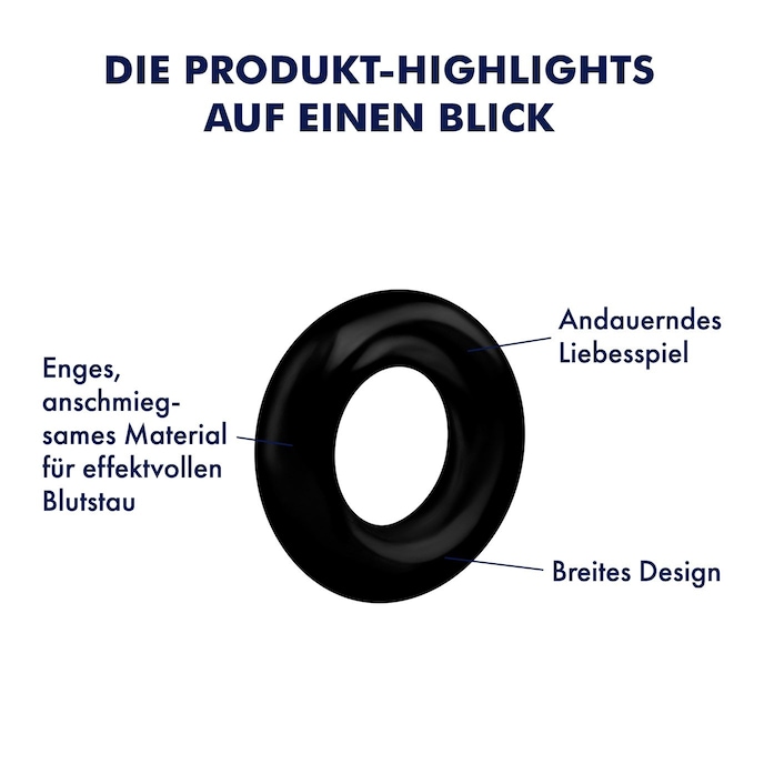Breiter Penisring, 2 - 5 cm schwarz online kaufen Breiter Penisring, 2 - 5 cm schwarz online kaufen