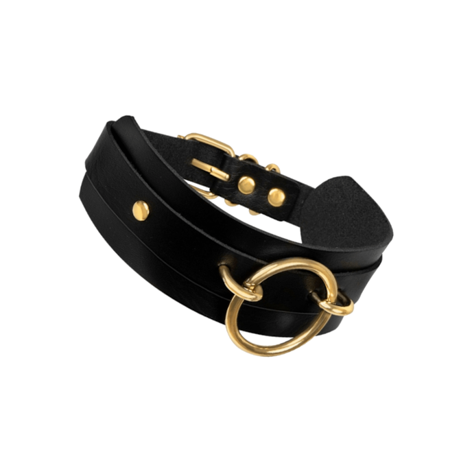 o-ring-front-collar-Goud-Zwart-1