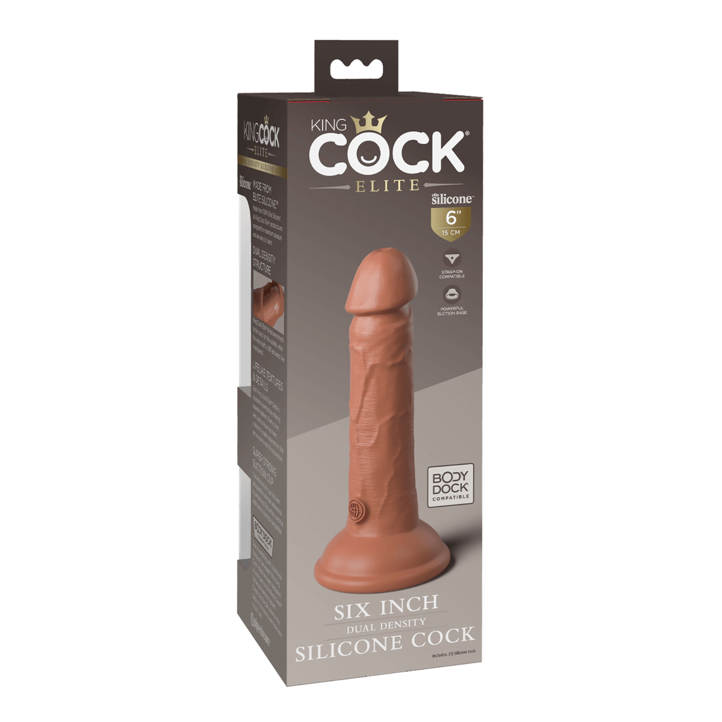 king-cock-elite---6-dual-density-silicone-cock-17-cm-Natur-mittel-4