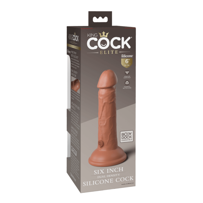 king-cock-elite---6-dual-density-silicone-cock-17-cm-Natur-mittel-4