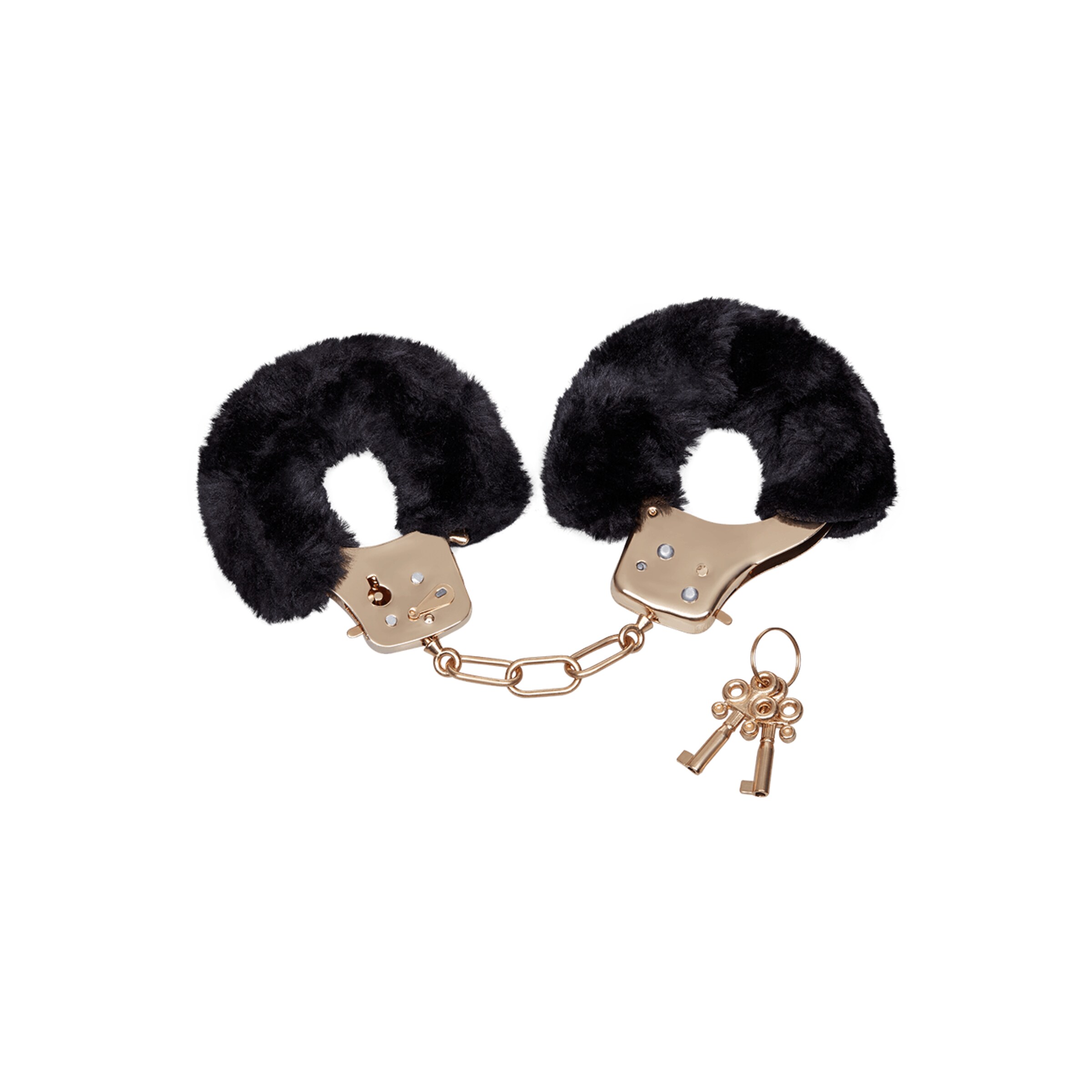 deluxe-furry-cuffs-Goud-Zwart-2