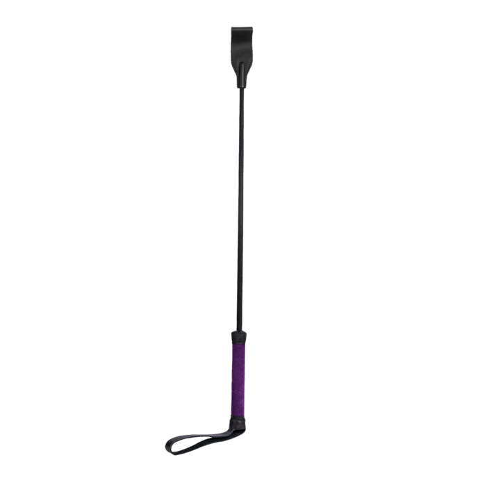 exclusieve-leren-rijzweep-Violet-Zwart-2