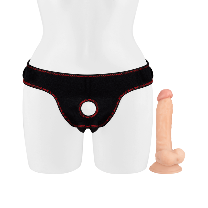 easy-strap-on-set-with-dildo-20-cm-Noir-1