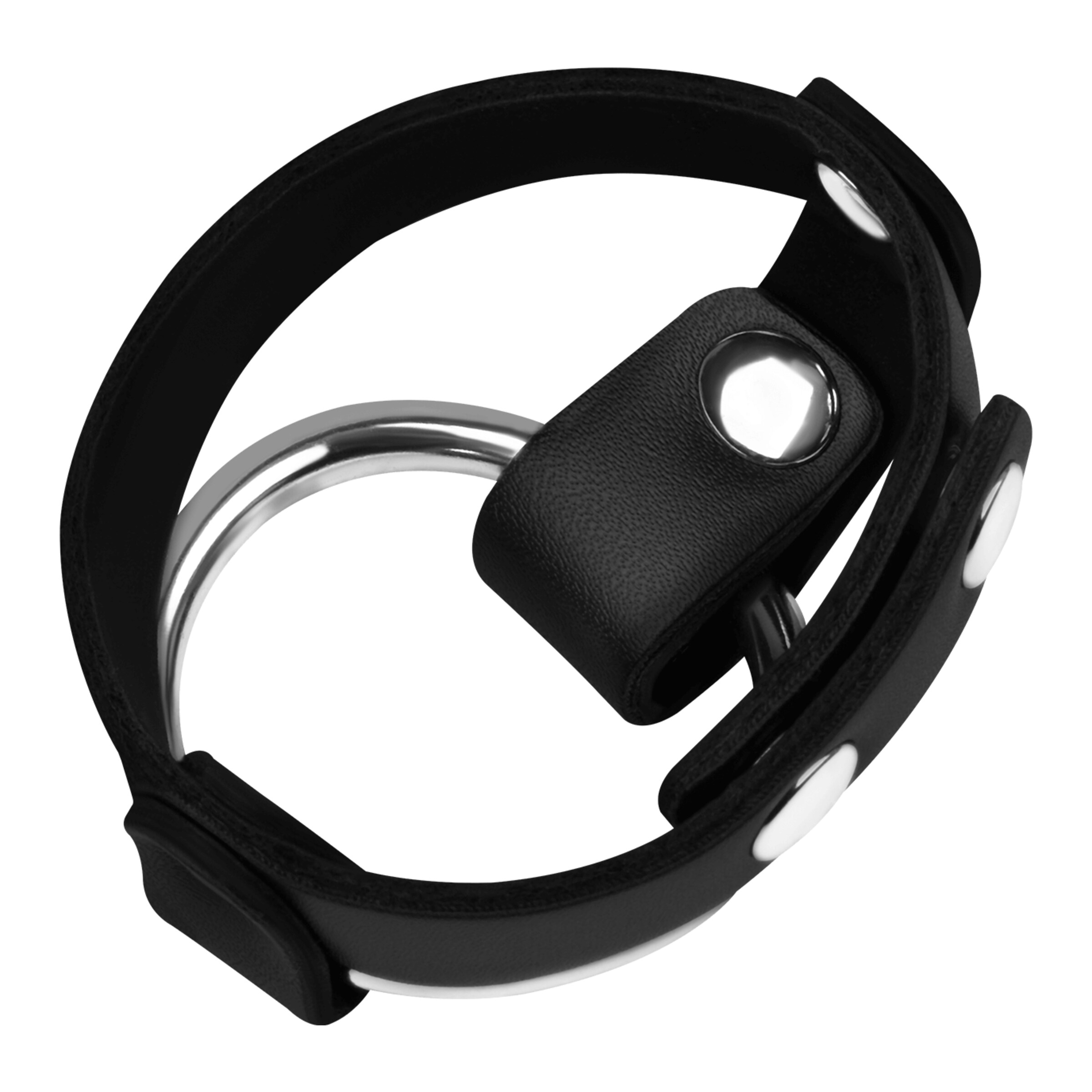 ceinture-testiculaire-avec-anneau-pénien-en-métal-Argent-Noir-7