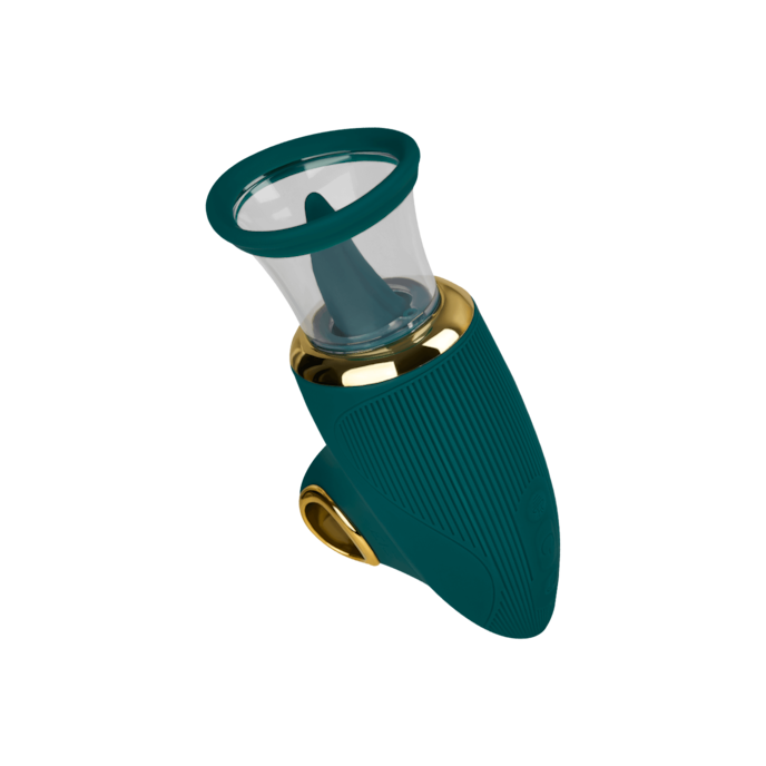 elegante-oplegvibrator-met-pomp-17-cm-Blauw-Goud-1