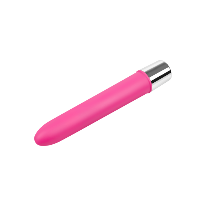 vibromasseur-élégant-18-5-cm-Argent-Rose néon-3