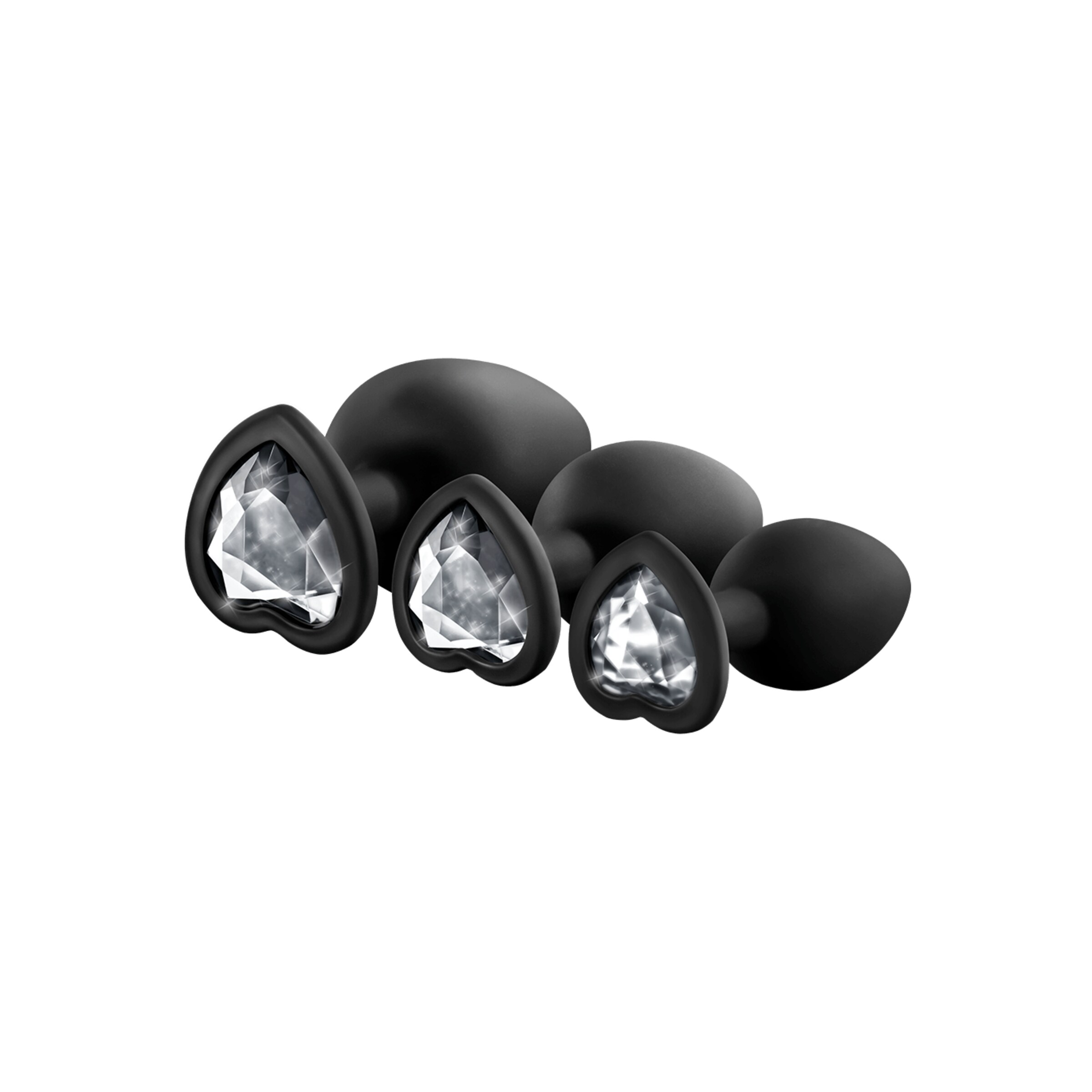 bling-plugs-7-5-[nbhy]-9-5-cm-3-pièces-Noir-Transparent-2