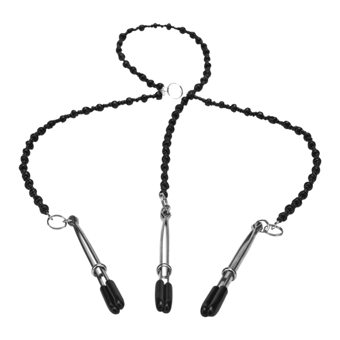 y-style-deluxe-beaded-nipple-clamps-Noir-1
