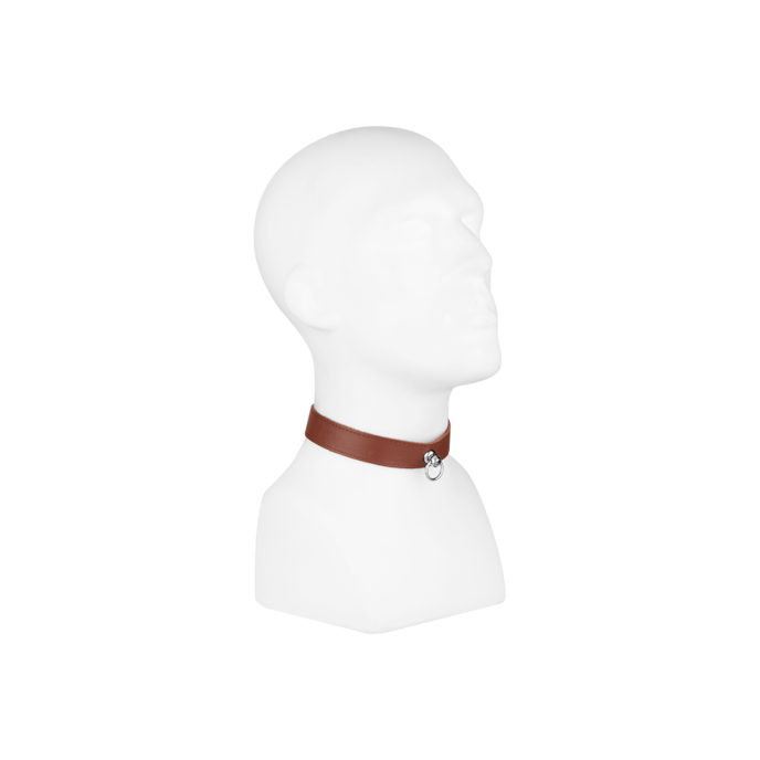 collier-en-cuir-m/l-Brun-1