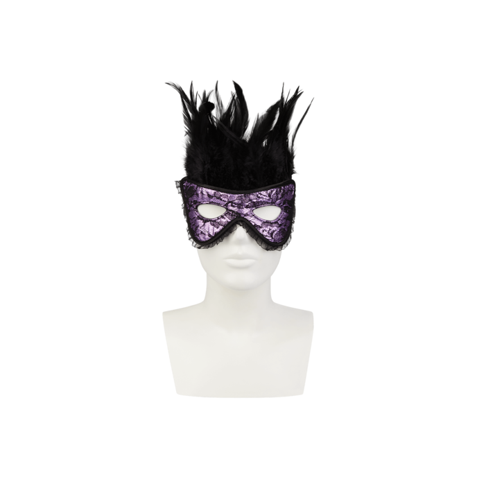 masque-séduisant-avec-plumes-Noir-Violet-5