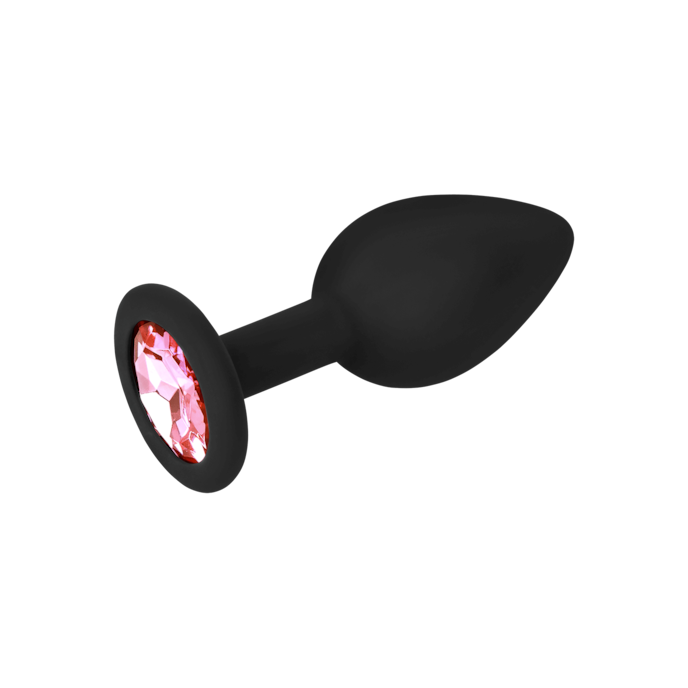 siliconen-anaaldildo-met-kristal-s-7-cm-Pink-Schwarz-3