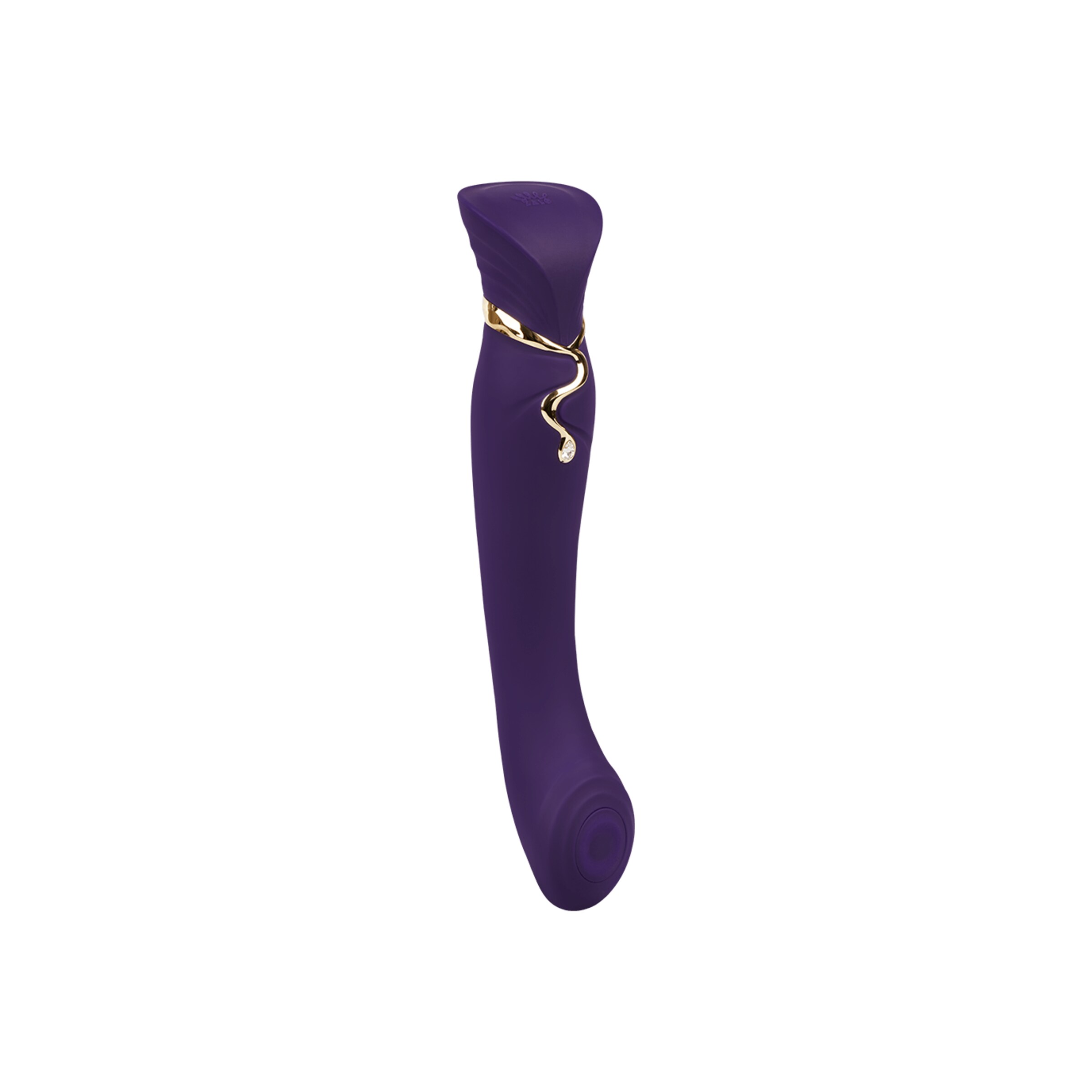 queen-pulswave-vibrator-23-cm-Gold-Lila-2