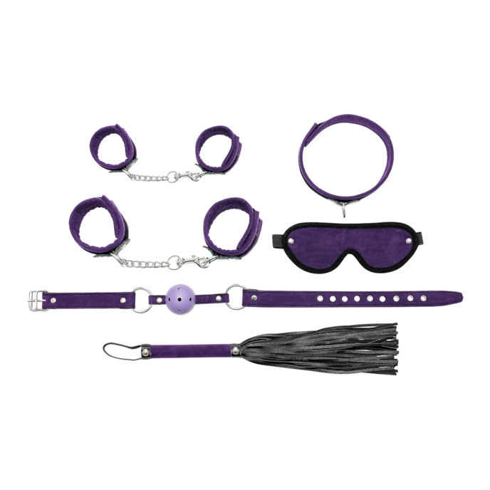 soft-bondage-set-6-delen-Lila-Zwart-2