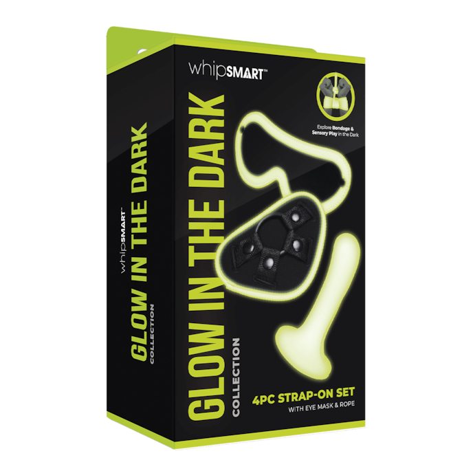 glow-in-the-dark---strap-on-set-4-delig-Neon-gelb-Weiß-3