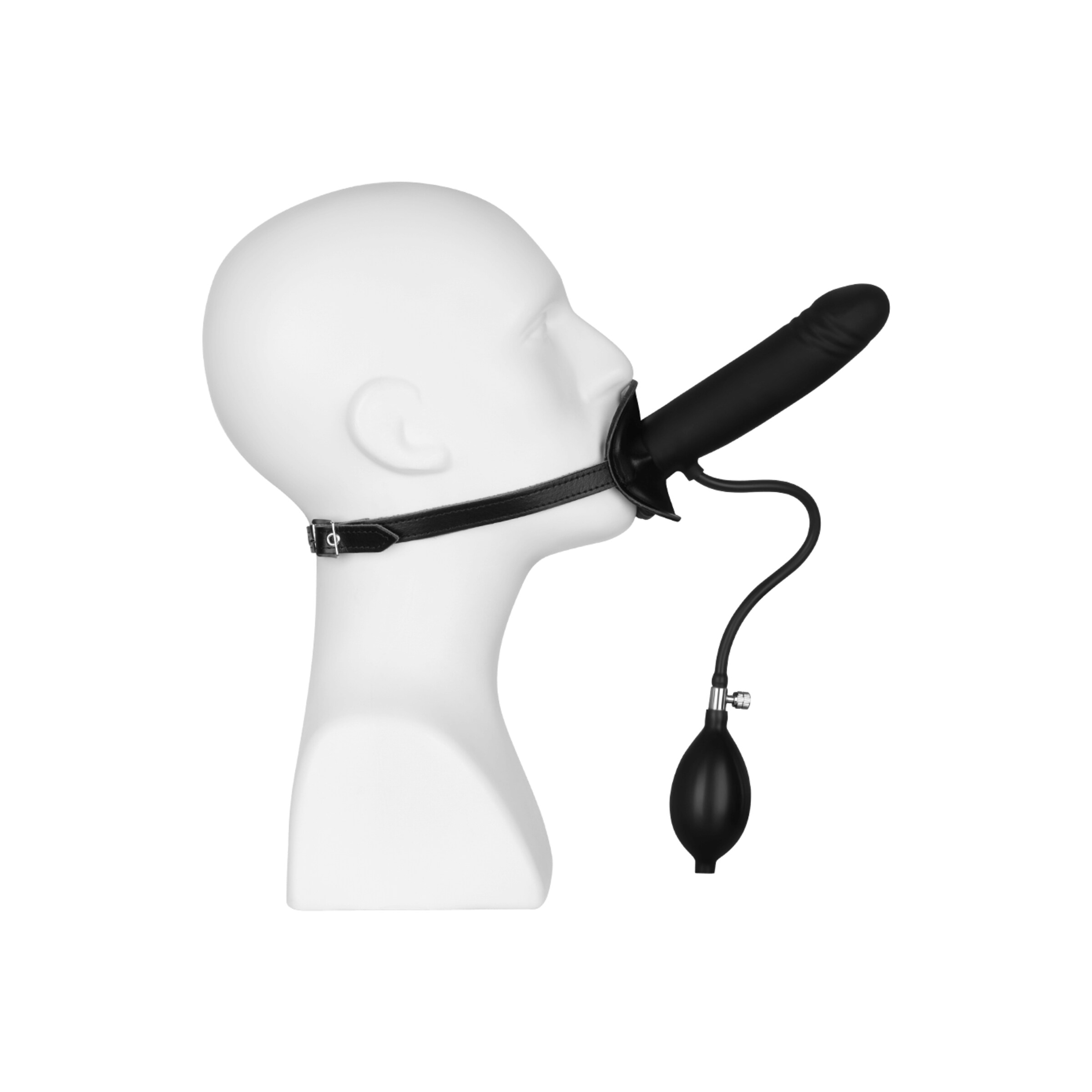 opblaasbare-mondknevel-met-dildo-Zwart-2