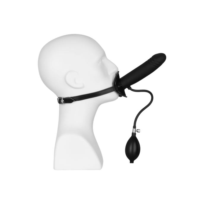 bâillon-gonflable-avec-gode-Noir-2