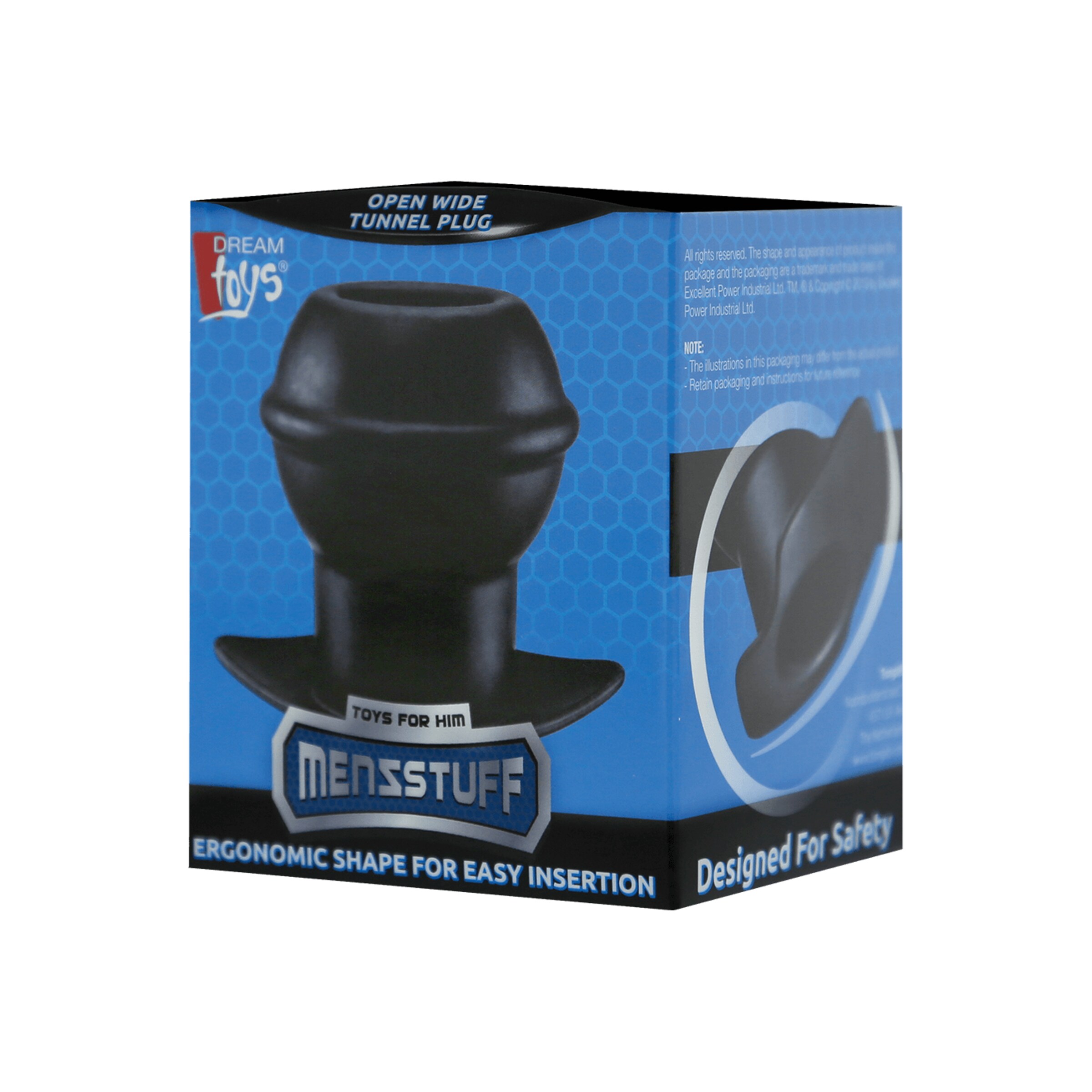 open-wide-tunnel-plug-7-cm-Schwarz-2