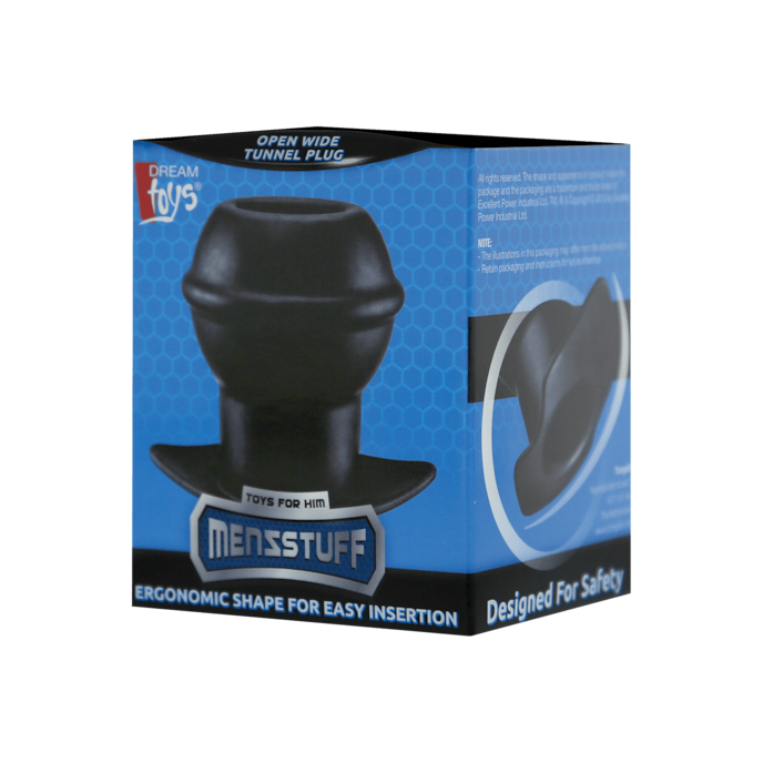 open-wide-tunnel-plug-7-cm-Schwarz-2