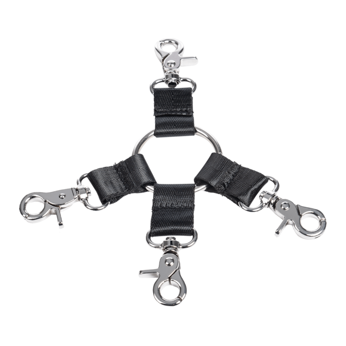 ensemble-de-bondage-avec-hogtie-6-pièces-Noir-Violet-5