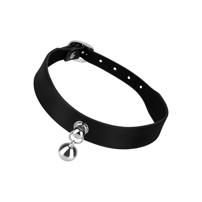 halsband-met-bel-Zwart-1