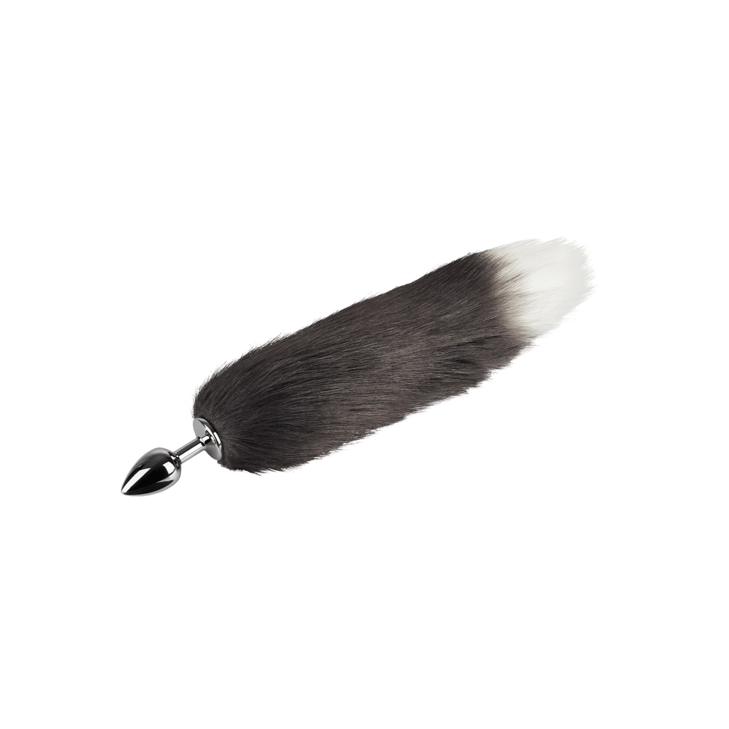 plug-anal-avec-queue-de-renard-48-cm-Argent-Blanc-Gris-5