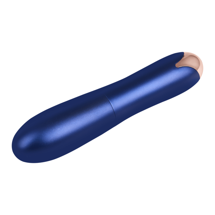 vibromasseur-aspect-métallique-15-cm-Bleu foncé-6