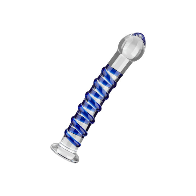 gode-en-verre-à-structure-spirale-19-cm-Bleu-Transparent-1