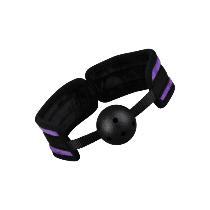 bâillon-perforé-Noir-Violet-1