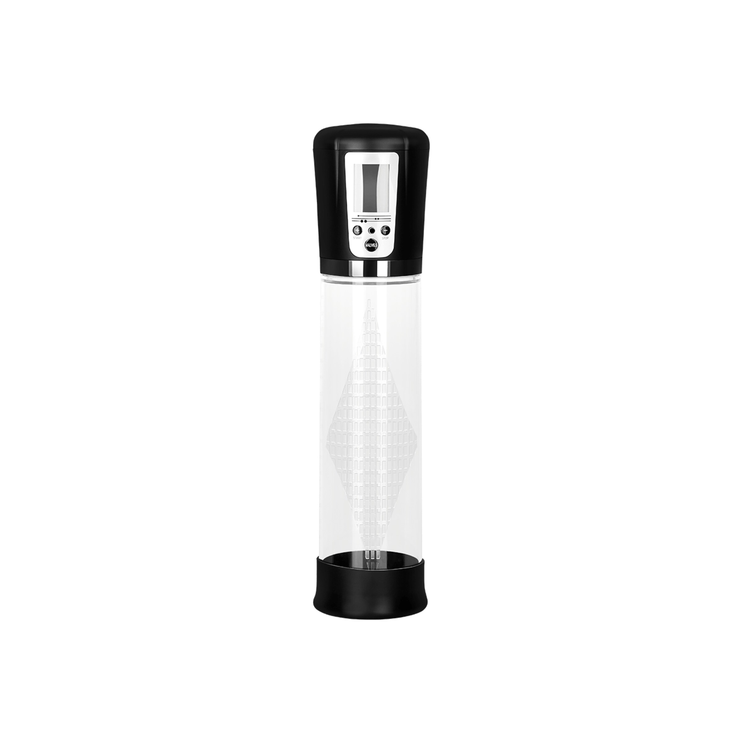 pompe-à-pénis-rechargeable-29-cm-Argent-Noir-Transparent-5