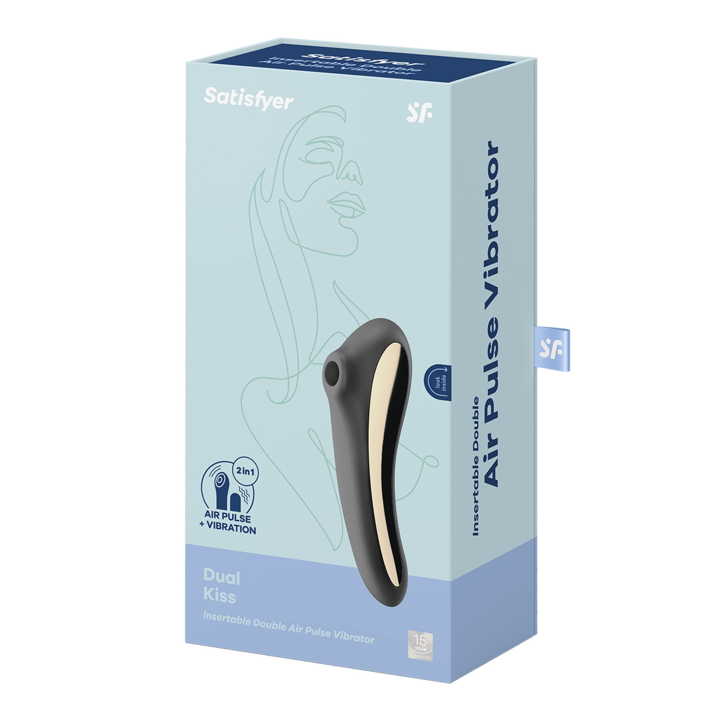 satisfyer-dual-kiss-vibromasseur-2-en-1-+-jouet-à-ondes-de-pression-Noir-2