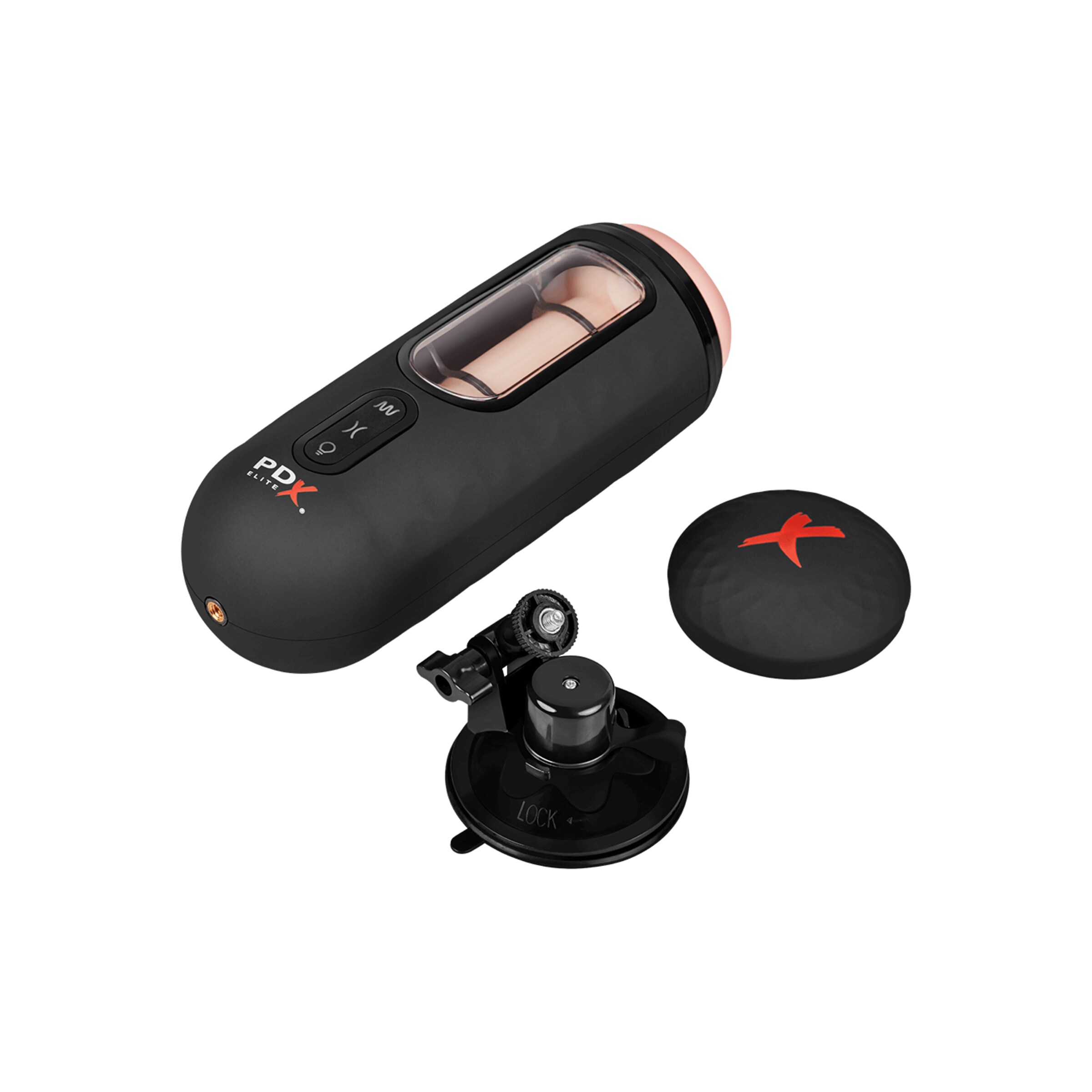 vibrating-mega-milker-24-cm-Naturel clair-Noir-5