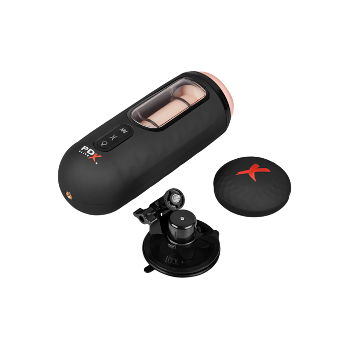 vibrating-mega-milker-24-cm-Brun naturel clair-Noir-5