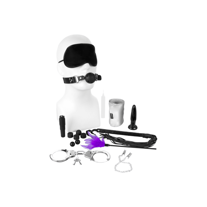 ultimate-bondage-kit-11-pièces-Argent-Noir-Violet-1